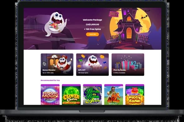 Boo Casino Online Desktop